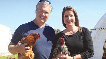 Community Impact: Couple Raises Pastured Chickens in Cypress